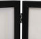 vidaXL - Fotolijst - drieluik - 22x15 - cm+2x(10x15 - cm) - zwart