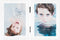vidaXL - Fotolijst - tweeluik - 2x(10x15 - cm) - wit