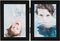 vidaXL - Fotolijst - tweeluik - 2x(10x15 - cm) - zwart