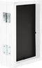 vidaXL - Fotolijst - tweeluik - 2x(13x18 - cm) - wit