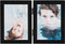 vidaXL - Fotolijst - tweeluik - 2x(13x18 - cm) - zwart