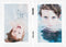 vidaXL - Fotolijst - tweeluik - 2x(21x29,7 - cm) - wit
