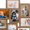 vidaXL - Fotolijst - voor - 10x(10x15 - cm) - foto - MDF - lichtbruin