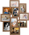 vidaXL - Fotolijst - voor - 10x(10x15 - cm) - foto - MDF - lichtbruin