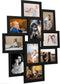 vidaXL - Fotolijst - voor - 10x(10x15 - cm) - foto - MDF - zwart