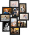 vidaXL - Fotolijst - voor - 10x(10x15 - cm) - foto - MDF - zwart
