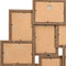 vidaXL - Fotolijst - voor - 10x(13x18 - cm) - foto - MDF - lichtbruin