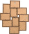 vidaXL - Fotolijst - voor - 10x(13x18 - cm) - foto - MDF - lichtbruin