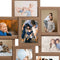 vidaXL - Fotolijst - voor - 10x(13x18 - cm) - foto - MDF - lichtbruin
