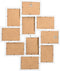 vidaXL - Fotolijst - voor - 10x(13x18 - cm) - foto - MDF - wit