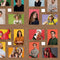 vidaXL - Fotolijst - voor - 24x(10x15 - cm) - foto - MDF - lichtbruin