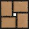 vidaXL - Fotolijst - voor - 24x(10x15 - cm) - foto - MDF - zwart
