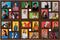 vidaXL - Fotolijst - voor - 24x(13x18 - cm) - foto - MDF - donkerbruin