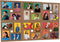vidaXL - Fotolijst - voor - 24x(13x18 - cm) - foto - MDF - lichtbruin