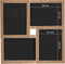 vidaXL - Fotolijst - voor - 24x(13x18 - cm) - foto - MDF - lichtbruin