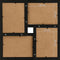 vidaXL - Fotolijst - voor - 24x(13x18 - cm) - foto - MDF - zwart