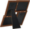 vidaXL - Fotolijst - voor - 4x(10x15 - cm) - foto - MDF - donkerbruin