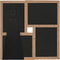 vidaXL - Fotolijst - voor - 4x(13x18 - cm) - foto - MDF - lichtbruin