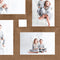 vidaXL - Fotolijst - voor - 4x(13x18 - cm) - foto - MDF - lichtbruin