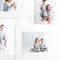 vidaXL - Fotolijst - voor - 4x(13x18 - cm) - foto - MDF - wit