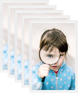 vidaXL - Fotolijsten - 5 - st - voor - tafel - 13x18 - cm - MDF - wit