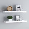 vidaXL - Fotoplanken - 2 - st - 40x9x3 - cm - MDF - wit