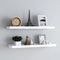 vidaXL - Fotoplanken - 2 - st - 80x9x3 - cm - MDF - wit