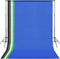 vidaXL - Fotostudio - set - met - 5 - gekleurde - achtergronden - & - 2 - softboxen