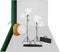 vidaXL - Fotostudioset - met - lampen, - achtergrond - en - reflector