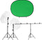 vidaXL - Fotostudioset - met - lichtset, - achtergrondscherm - en - reflector
