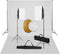 vidaXL - Fotostudioset - met - softboxlampen, - achtergrond - en - reflector