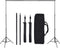 vidaXL - Fotostudioset - met - verlichtingsset, - achtergrond - en - reflector
