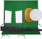vidaXL - Fotostudioset - met - verlichtingsset, - achtergrond - en - reflector