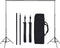 vidaXL - Fotostudioset - met - verlichtingsset, - achtergrond - en - reflector