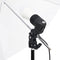 vidaXL - Fotostudioset - met - verlichtingsset, - achtergrond - en - reflector