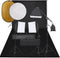 vidaXL - Fotostudioset - met - verlichtingsset, - achtergrond - en - reflector