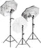 vidaXL - Fotostudioset - met - verlichtingsset - en - achtergrond