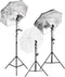 vidaXL - Fotostudioset - met - verlichtingsset - en - achtergrond