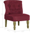 vidaXL Franse stoelen 2 st stof wijnrood