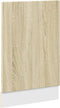 vidaXL - Frontpaneel - vaatwasser - 45x3x67 - cm - bewerkt - hout - sonoma - eiken