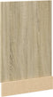 vidaXL - Frontpaneel - vaatwasser - 45x3x67 - cm - bewerkt - hout - sonoma - eiken