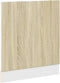 vidaXL - Frontpaneel - vaatwasser - 60x3x67 - cm - bewerkt - hout - sonoma - eiken