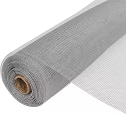 vidaXL - Gaas - 100x1000 - cm - aluminium - zilverkleurig