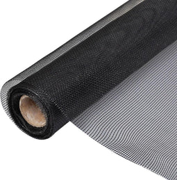 vidaXL - Gaas - 100x1000 - cm - glasvezel - zwart