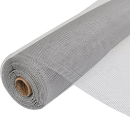 vidaXL - Gaas - 100x500 - cm - aluminium - zilverkleurig