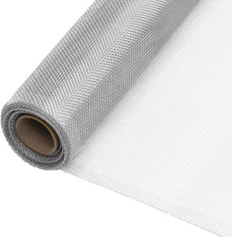 vidaXL - Gaas - 112x1000 - cm - aluminium - zilverkleurig