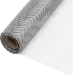 vidaXL - Gaas - 112x500 - cm - roestvrij - staal - zilverkleurig