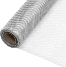 vidaXL - Gaas - 80x1000 - cm - aluminium - zilverkleurig