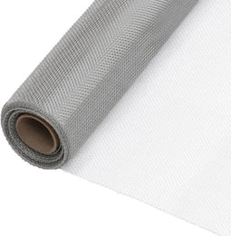 vidaXL - Gaas - 80x500 - cm - roestvrij - staal - zilverkleurig