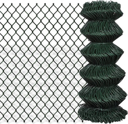 vidaXL - Gaashek - 0,8x15 - m - staal - groen